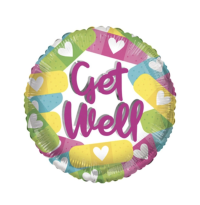 Get well balloon - 18" Helium balloon