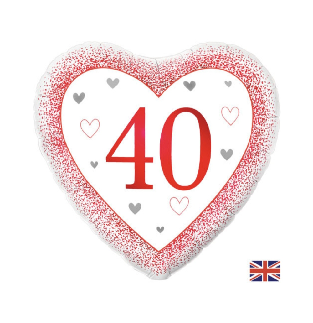 40th wedding anniversary balloon