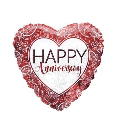 Anniversary balloon - 18" helium balloon suitable for an anniversary