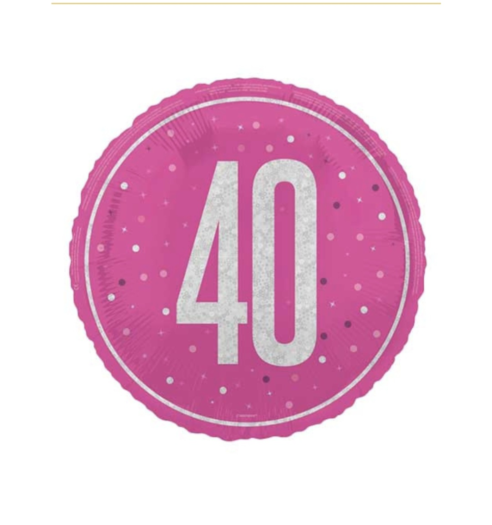 40th birthday balloon