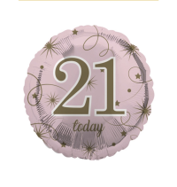 21st birthday balloon - 18" Helium balloon suitable for a 21st birthday