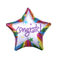 congratulations balloon - 18" Helium balloon suitable for congratulations *maybe different to image shown *
